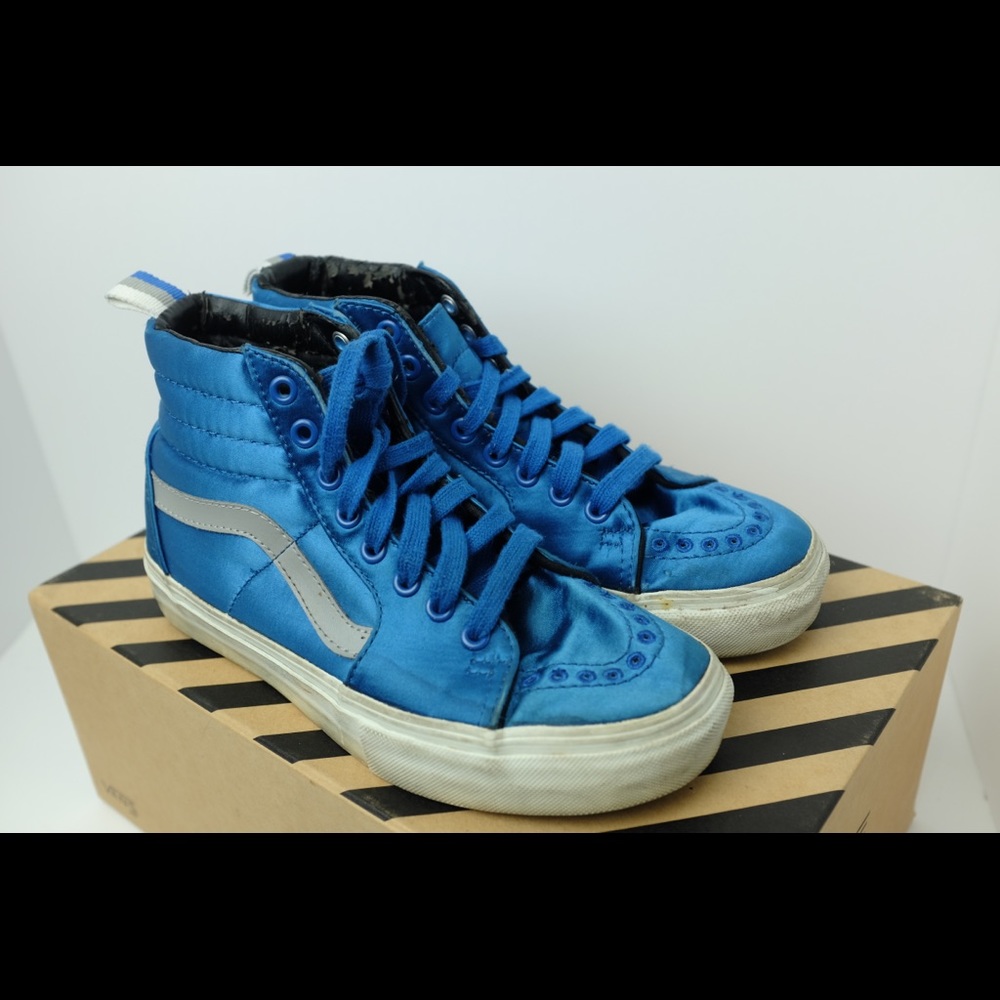 Vans x Huf Sk8 Hi Blue Satin Skate High